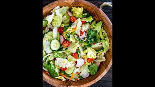 how i make tossed salad [upl. by Mosra]