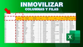 INMOVILIZAR FILAS Y COLUMNAS [upl. by Tammany]