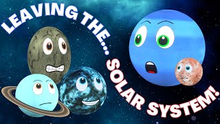 Solar System Planets  Neptune leaves the Solar System  Planets for Kids [upl. by Rekrap]