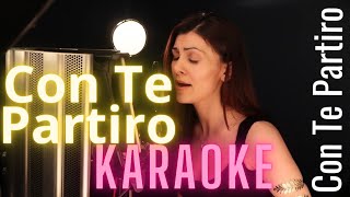 Con Te Partiro  Angeli Arie KARAOKE [upl. by Adriana133]