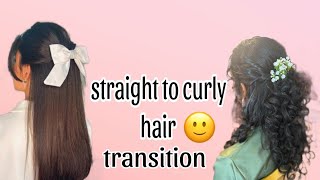 My hair transformation 💇‍♀️😭😓 [upl. by Atikram]