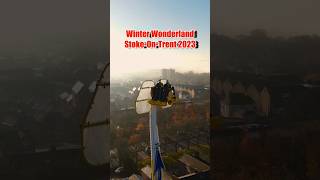 StokeonTrent 2023 Winter Wonderland Aerial Drone shorts [upl. by Anirbes]