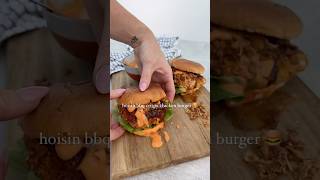 Hoisin bbq crispy chicken burger [upl. by Costanza358]