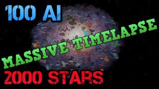 MASSIVE UNIVERSE  100 AI Empires Timelapse [upl. by Nowell286]