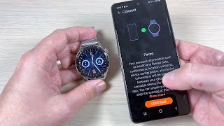 How to Pair Connect Huawei Watch GT 3 to Samsung Android  Its not so easy [upl. by Natsirc86]