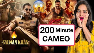 Salman Khan Singham Again 200 Minute Cameo  Deeksha Sharma [upl. by Aanas]