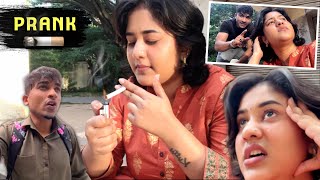 Cigarette 🔥 PRANK on Ajay  Tamil [upl. by Nnahs817]