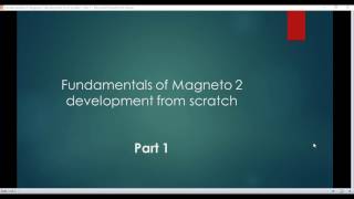 Part 1 how to install magento 2 tutorial [upl. by Wernick]