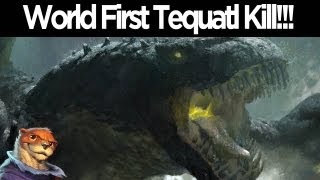 World First Tequatl Kill  Blackgate  Guild Wars 2 [upl. by Lamrouex633]