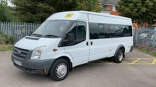 2009 Ford Transit Minibus 17 seater for sale  Vans Today Worcester [upl. by Jaye]