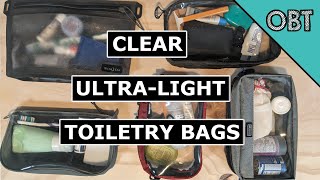 Best Clear Ultralight Toiletry Bags for Carry On Travel [upl. by Caitrin279]