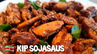 Surinaamse Kip in Sojasaus ketjap receptSurinamese Chicken in Soy sauce recipe [upl. by Aisital]