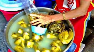 Khao Yai Breakfast STREET FOOD  Food market in Saraburi Thailand  Best Day Trip from Bangkok [upl. by Gnak303]