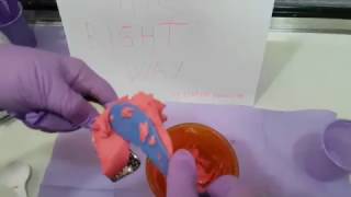 How to prepare ALGINATE for dental impressions THE CORECT WAY [upl. by Lindgren]