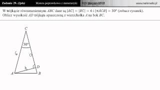 Zadanie 29  Matura poprawkowa 2012 [upl. by Roshan]