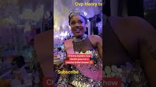 chioma explain how davido gave her a surprise wedding celebrityrelationship davido chiomadavido [upl. by Roon]