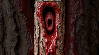 Mysterious Bleeding Tree 😨 TheMahbus viral shorts [upl. by Naynek]