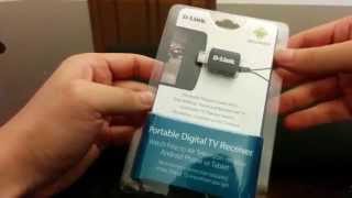 DLink Portable Digital TV Receiver Review [upl. by Eecram]