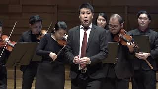 Vivaldi MotezumaBajazet Dovè la figlia by Baritone Martin Ng with the Red Dot Baroque [upl. by Jessey]