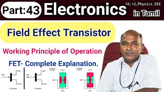 Field Effect Transistor Working in Tamil [upl. by Nwahsram536]