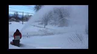 Honda HS1332 vs Ariens 28” sho Snowblower Track vs Wheel showdown [upl. by Mcgruter201]