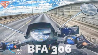 ROAD test of online JETTING tips  vespa BFA 306cc [upl. by Eecak]