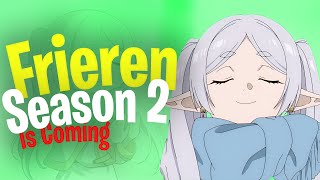 Frieren Season 02 Is Coming 🔥🔥  NEXT AFTER JJK  TLC [upl. by Nannoc495]