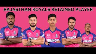 Rajasthan Royals IPL Retention 2025  Sanju Samson  Yashasvi Jaiswal [upl. by Ahsilrae649]