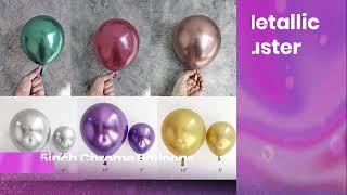 Eanjia Chrome Balloons VS Qualatex Chrome Balloons [upl. by Annil]