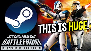 HUGE REVEAL  STAR WARS BATTLEFRONT CLASSIC COLLECTION IS COMING TO STEAM VERY SOON [upl. by Fanny]