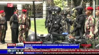 Presiden Jokowi Kunjungi Markas Kopassus [upl. by Yklam]