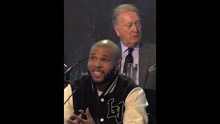 Chris Eubank Jr calls Frank Warren a SCUMBAG [upl. by Sucramed]