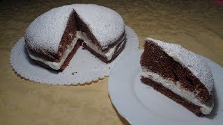 TORTA ALLA NUTELLA FARCITA DELIZIOSA  Ricetta facile [upl. by Ahsinev]