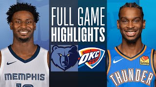 GRIZZLIES at THUNDER  FULL GAME HIGHLIGHTS  March 10 2024 [upl. by Anivid]