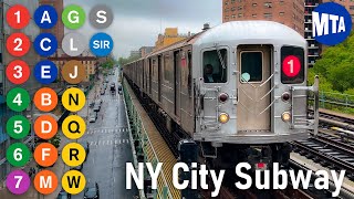 🇺🇸 New York City Subway  All the Lines [upl. by Fini357]