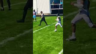 Football game day Tight Spiral on the money TD Pass [upl. by Mulloy]