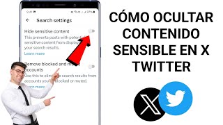 Cómo ocultar contenido sensible en X Twitter 2024  Desactivar contenido sensible en X Twitter [upl. by Oruam315]