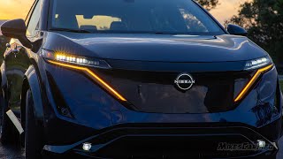 👉AT NIGHT 20232024 Nissan ARIYA  Interior amp Exterior Lighting Overview amp Night Drive [upl. by Elaval]