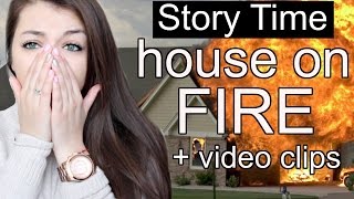 STORY TIME HOUSE ALMOST CAUGHT ON FIRE VIDEO CLIPS [upl. by Benildas]