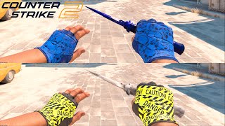 CS2 Hand Wraps  all skins in game showcase 4K60FPS [upl. by Gawain]