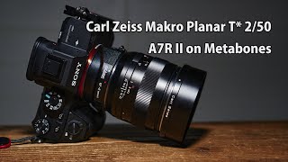 Review of A7Rii with Metabonse and CarlZeiss Makro Planar T 250 ZE [upl. by Ruyam757]