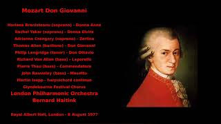 Mozart Don Giovanni  London Philharmonic Orchestra  Bernard Haitink Royal Albert Hall 1977 [upl. by Matazzoni]