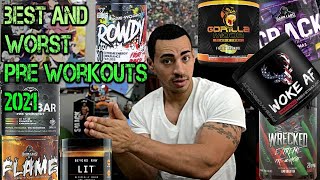 BEST and WORST Pre Workouts 2021 [upl. by Aitahs561]