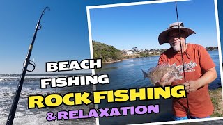 Beach And Rock Fishing At Evans Head [upl. by Millisent]