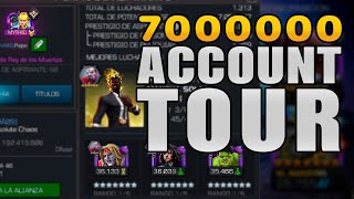 ACCOUNT TOUR  ¡PASANDO LA BARRERA DE LOS 7M  MCOC [upl. by Merv]