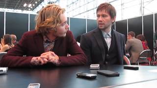 Toby Regbo and Torrance Coombs Talk Reign at New York Comic Con 2013 [upl. by Rj]