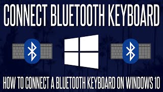 How to pair a Bluetooth mouse or keyboard to a windows 10 PC step by step [upl. by Nywrad127]