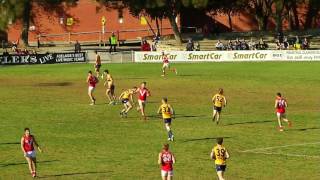 2017 BankSA Rookie  Round 14 Jordon Sweet North [upl. by Melmon]