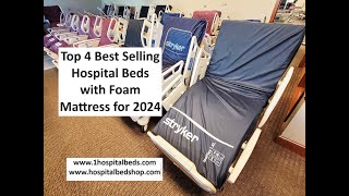 Top 4 Best Hospital Bed Models with Foam Mattress for 2024 [upl. by Guenna981]