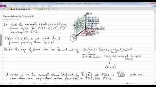 ATMH  Unit 8 Example  Finding Osculating Normal and Rectifying Plane Equations [upl. by Boccaj]